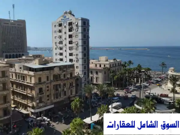 مكتب فاخر 61 متر بمنطقة المنشية بالإسكندرية -...