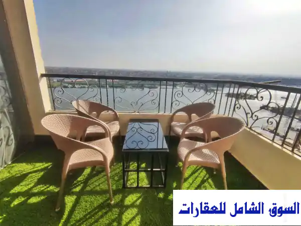 شقة مفروشة للإيجار اليومي والشهري على النيل...