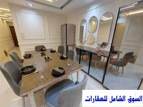 شقة فندقية فاخرة للإيجار اليومي والشهري بالمهندسين، القاهرة | للعائلات | سوبر لوكس | موقع حيوي