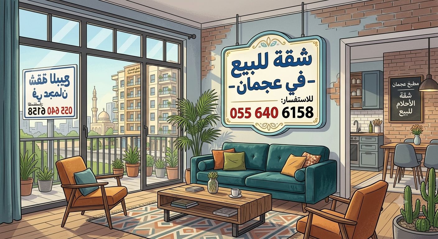 شقه للبيع بعجمان