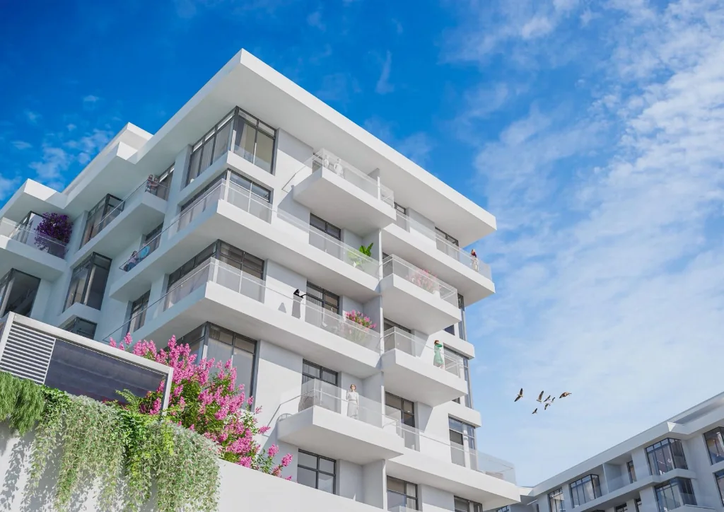 للبيع شقة غرفة وصالة - Blue Bay مدينة أجمل مكان المساحة 995