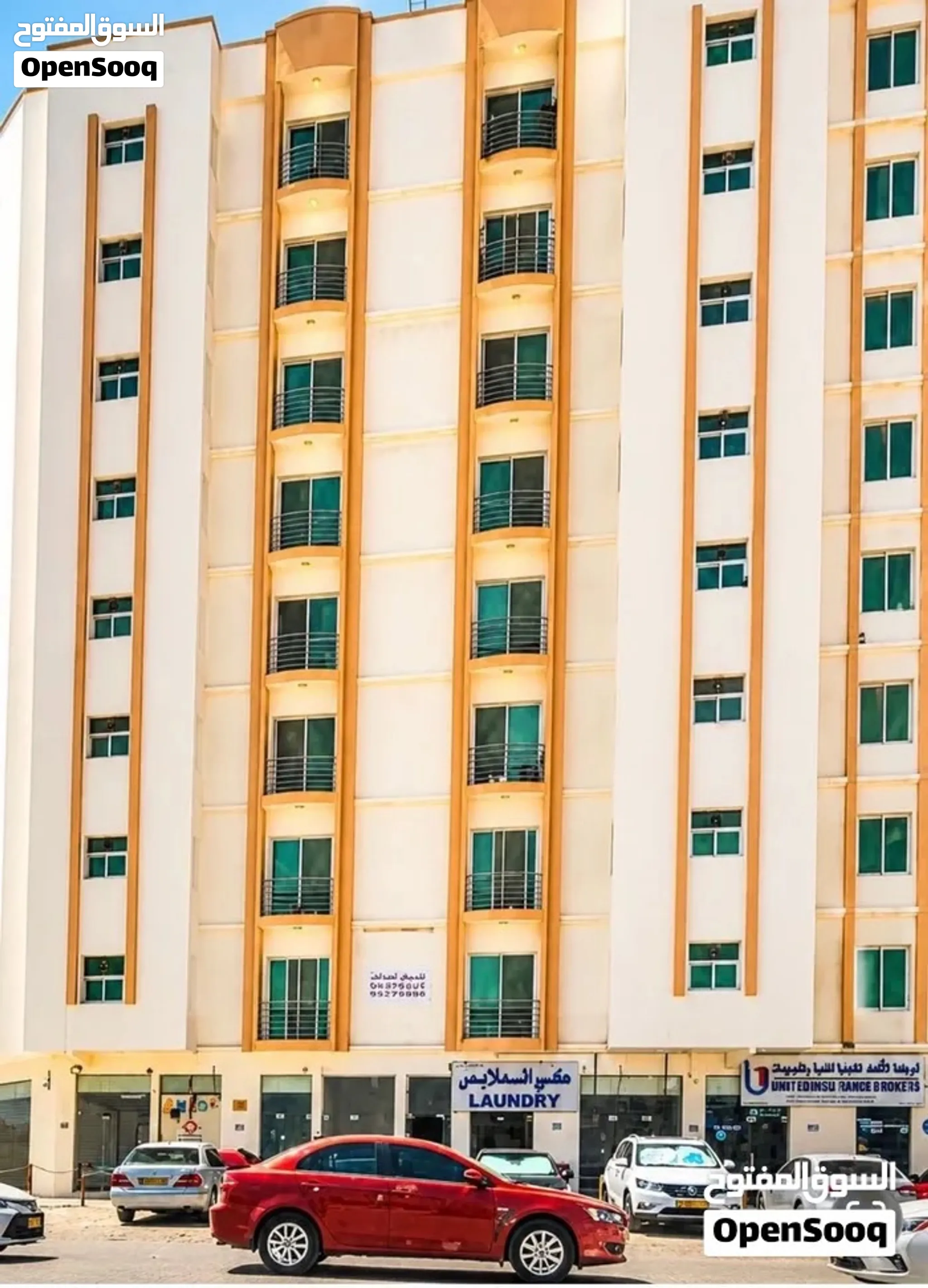 للبيع محل في الخوض 100 متر خلف محطه المها