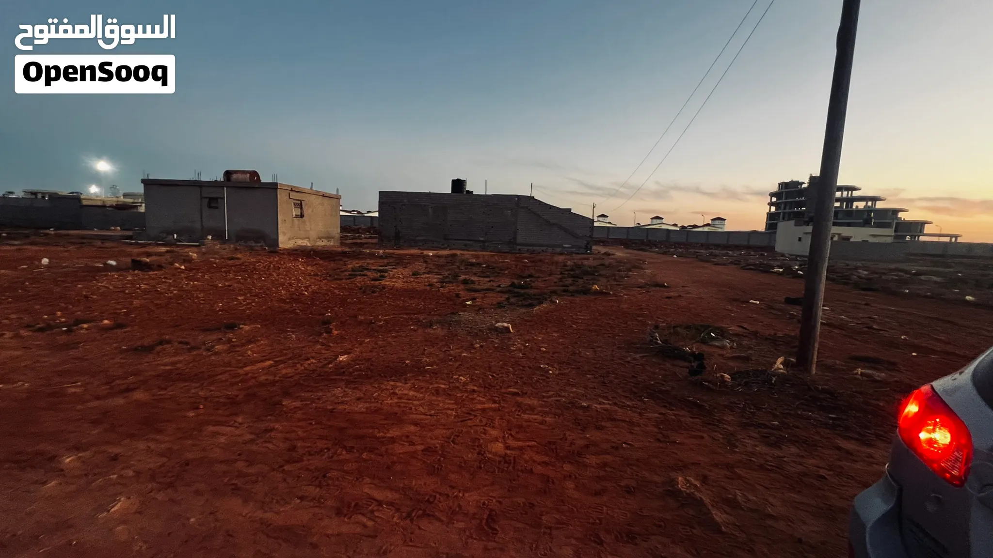 قطعة ارض 900 متر سيدي خليفة جنب قرية قمرت