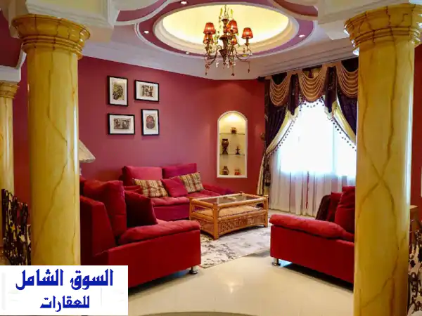 شقة فاخرة للإيجار بالبسيتين: 4 غرف نوم ومكتب | مفروشة بالكامل، تكييف مركزي | موقع ممتاز | بـ 650 د.ب!