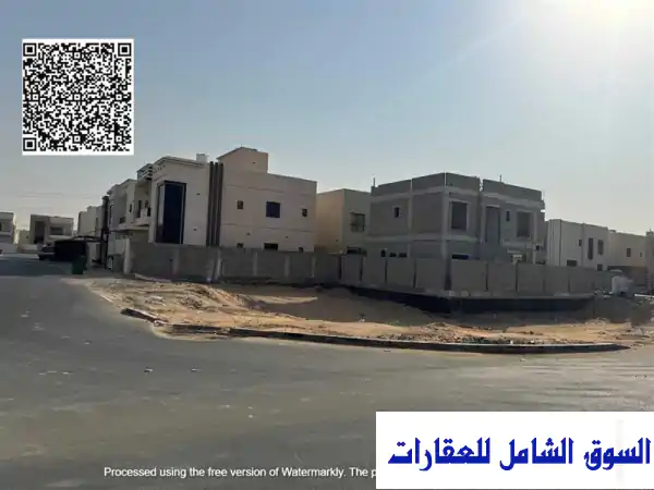 ارض سكنى الياسمين جاهزة للبناء موقع ممتاز  تمويل...