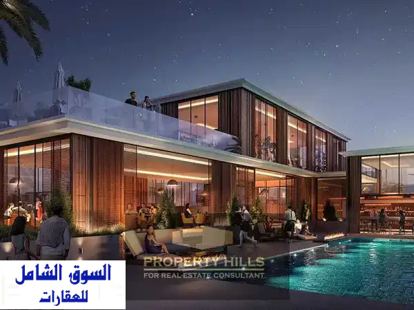 شقة بنظام فيلا بمدخل خاص وحديقة 255م للبيع في...