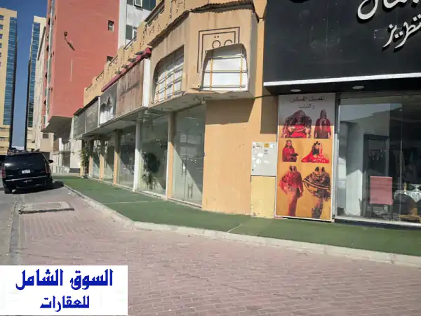 فرصة استثمارية: محلات تجارية بميزانين للإيجار في عجمان – الحميدية، موقع حيوي على شارع عام