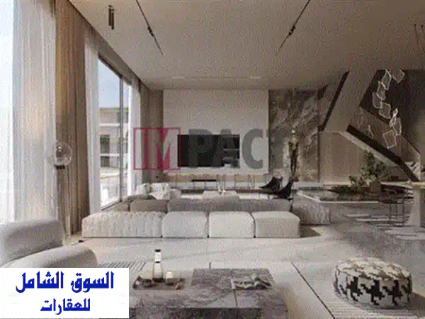 شقة دوبلكس للبيع فيو نادي سبورتنج مساحة 330 م باعلي كوالتي تشطيب