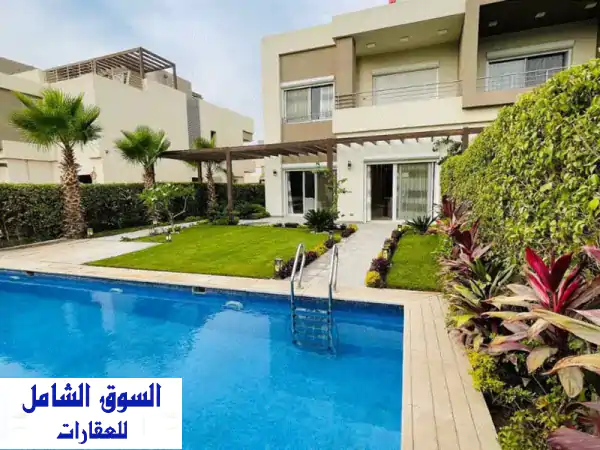 فيلا للإيجار اليومي بكمبوند بالم هيلز | 5 غرف...