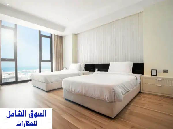 امتلك شقتك الفاخرة في أمواج: 125م²، غرفتي نوم،...