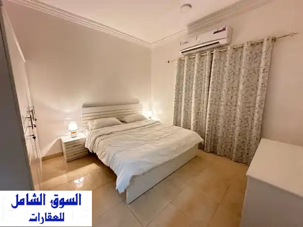 شقة غرفة وصالة للايجار عجمان المويهات 2 | مفروشة بالكامل، شامل فواتير وإنترنت | قرب شارع الشيخ عمار
