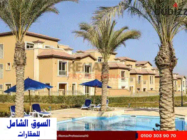 فيلا 286 م للبيع فى العاصمة الادارية الجديدة مقدم 10  فقط