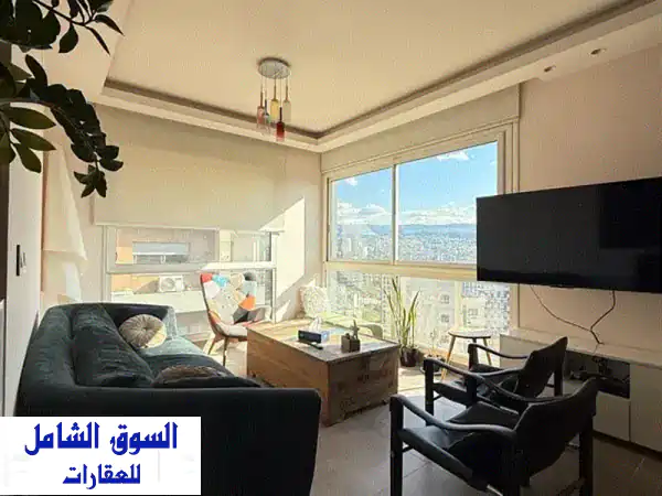Modern Furnished Sunny apartment for rent in Achrafieh.