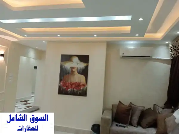 شقة مفروشة فاخرة للإيجار بالمهندسين | يومي وشهري | غرفتين نوم | قرب الخدمات والكافيهات