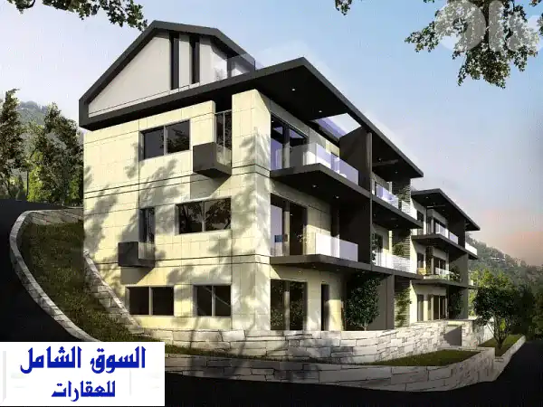 شقة فاخرة للبيع في كفور | إطلالة بانورامية ساحرة...