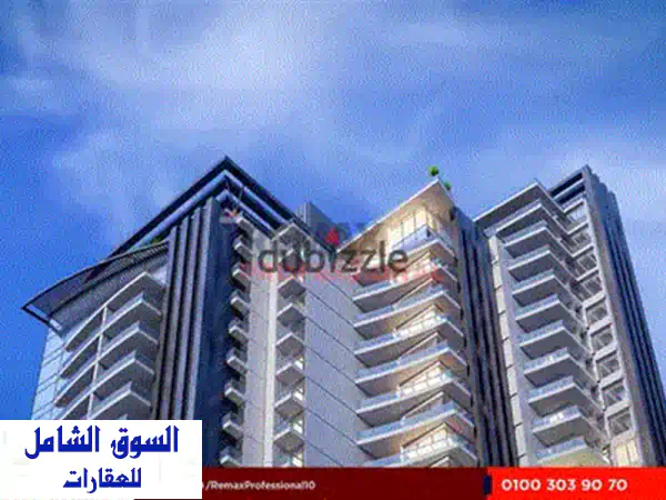 شقة للبيع 169م بسموحة | Smart Home & الترا سوبر لوكس | فيو مفتوح بكمبوند راقي