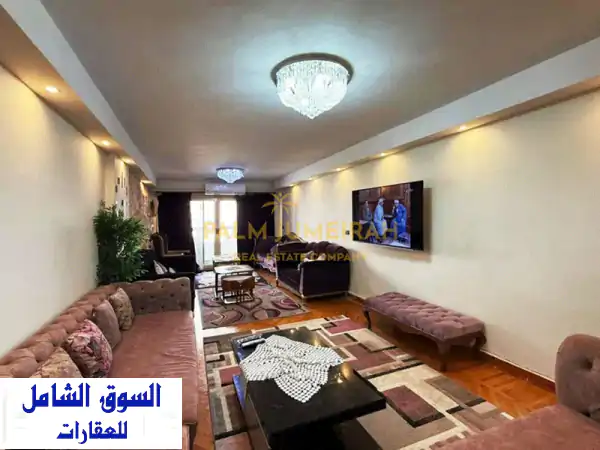 شقة مفروشة فاخرة للإيجار 210م سابا باشا - موقع استثنائي بجوار السفارة الروسية