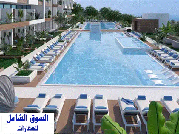 فرصة لا تعوض: شاليه أرضي للبيع في المنصف بإطلالة بحرية خلابة ومسبح خاص! | جولدن مارك العقارية