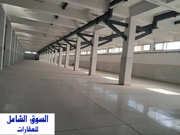 فرصة استثمارية نادرة: مصنع جديد ضخم للإيجار ببرج...