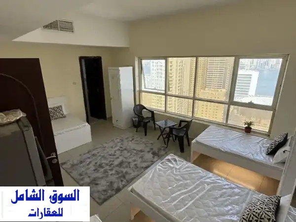 فرصة ذهبية! Bed Space فندقي للإيجار 850 درهم شهرياً...