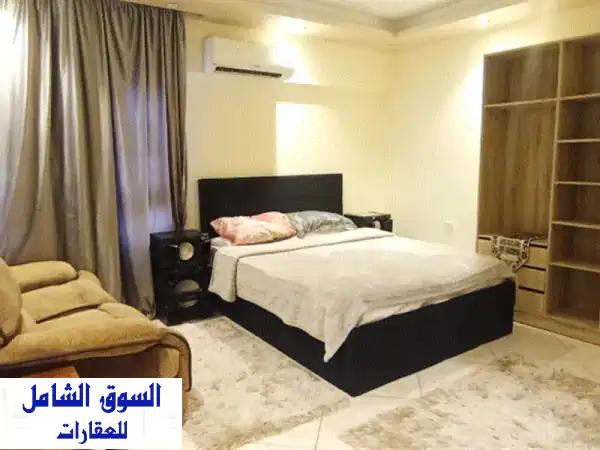 شقة فندقية فاخرة للايجار بالمهندسين - ميدان لبنان | 2 غرف | يومي وشهري