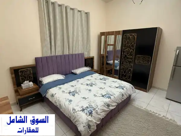 استوديو مفروش فاخر للإيجار في الجرف 2 عجمان |...