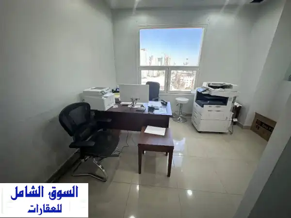 مكتب إداري فاخر للإيجار بقلب العاصمة | شارع...