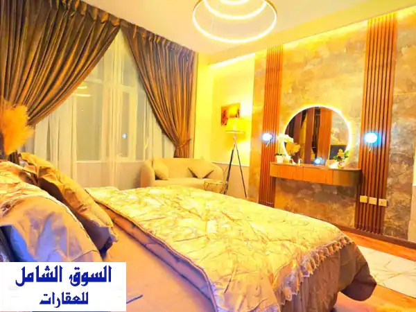 فرصة العمر: شقة للبيع فاخرة في أبراج الهورايزون عجمان | غرفتين وصالة، مفروشة، إطلالة بحرية وتشطيب الترا ديلوكس