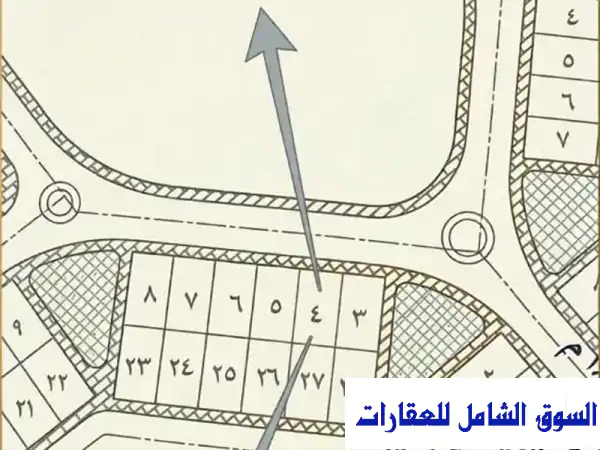أرض للبيع بالعبور الجديدة 209 متر مميزة جدا في...