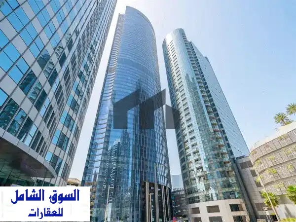 مكتب للبيع في اذا كس تاور موقع مميز اطلالة...