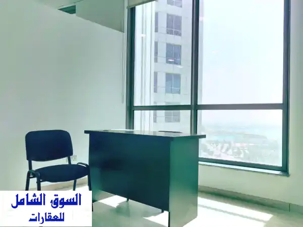 مكتب تجاري فاخر للإيجار ببرج فخرو السنابس | ابتداءً...