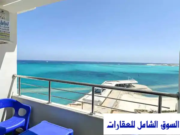 شقة مصيفية العوام مرسي مطروح على البحر مباشرة...