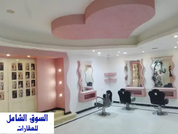 بيوتي سنتر  كوافير  سبا للايجار بمدينة نصر المساحه 170م2
