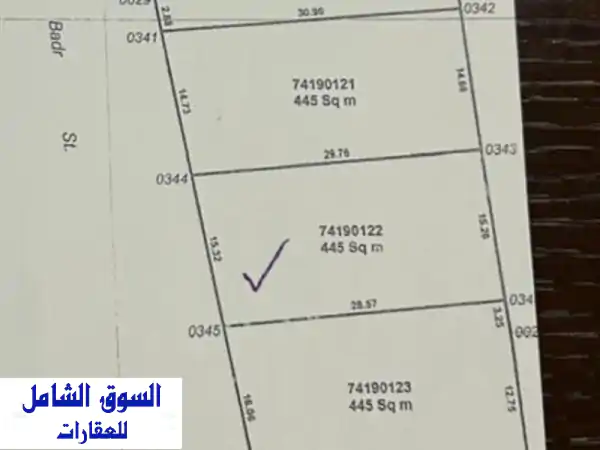 اراضي للبيع في الخور