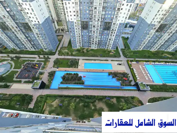 شقة فاخرة مفروشة 2+1 للبيع في Innovia 3 اسنيورت إسطنبول بإطلالة أحلام وتمويل عقاري متاح