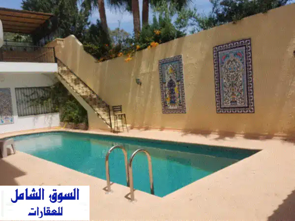 فيلا فاخرة للكراء بياسمين الحمامات | إيجار قصير...