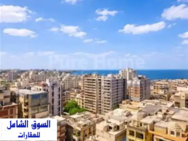 شقة للايجار  سبورتنج  خطوات من نادي سبورتنج 155 م