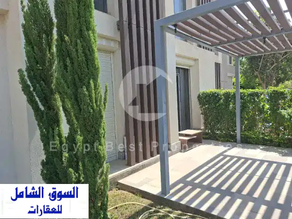 شقة غرفتين ارضي بجاردن مفروشة بالكامل للايجار...
