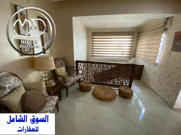 رقم الاعلان 9184 شقة دوبلكس شبه أرضي للبيع خلدا مساحة 310م مع تراس وحديقة 250م سوبر ديلوكس بسعر ...