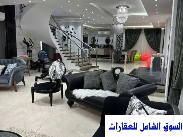 دوبلكس هاى مودرن لوكس 400 متر للبيع فى الحى السادس...