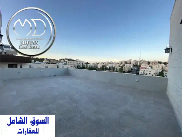 شقة دوبلكس طابق أخير مع روف للبيع خلدا مساحة 275...