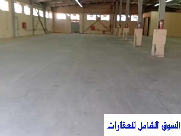 مخزن 1400م للإيجار بـ 6 أكتوبر: جاهز برخصة تشغيل في المنطقة الصناعية!