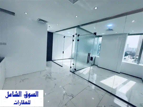 للإيجار مكتب فخم في منطقة الشرق  مدينة الكويت....