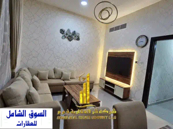 لراغبي الفخامة والتميز شقة فاخرة للإيجار...