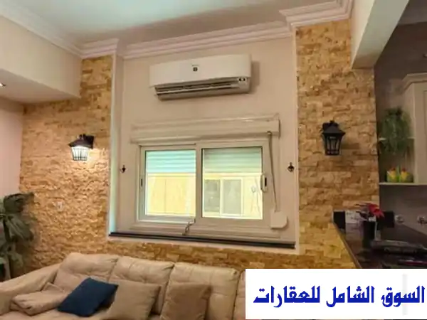 شقة للبيع دور أرضي بحديقة خاصة 220م بالبنفسج...
