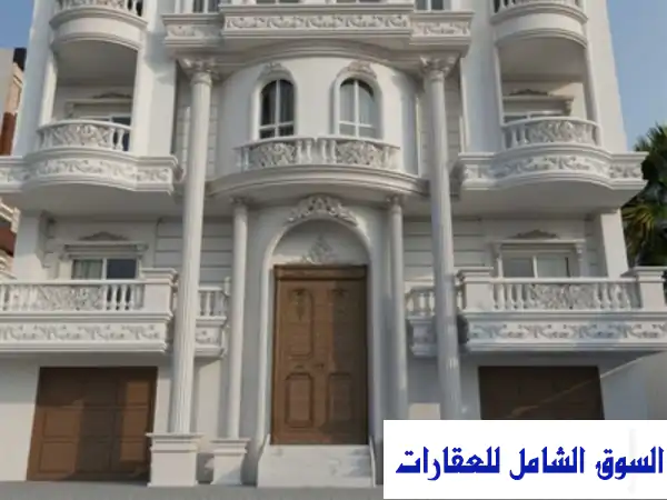 شقة للبيع 161م² | الطابق الثالث | Sadan 1 غرب حورس دمياط الجديدة | تقسيط مريح استلام سنة
