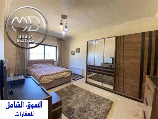 رقم الاعلان 7012 شقة مفروشة للإيجار ضاحية الأمير راشد مساحة 100م طابق أول تشطيبات وفرش فاخر جدا ...