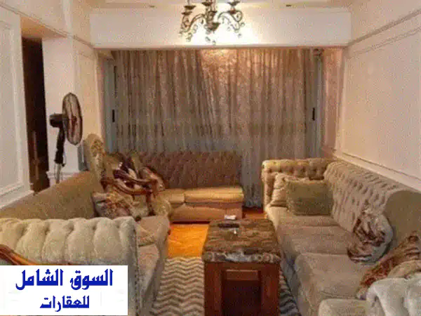 فرصه لم ولن تتكرر شقة مفروشة ومكيفة 134م للإيجار...