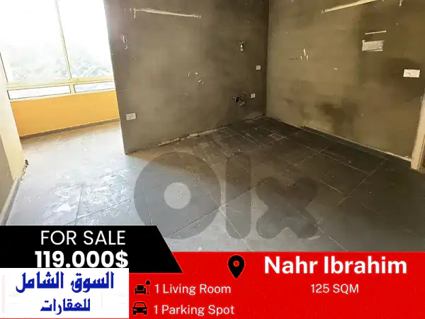 فرصة استثنائية: شقة فاخرة 160 متر مربع للبيع في نهر إبراهيم، لبنان | إطلالة ساحرة وموقف خاص!
