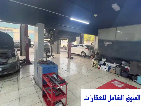 فرصة استثمارية مميزة للبيع كراج سيارات متكامل...